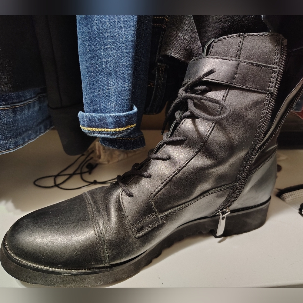 Franco Sarto Carlson Combat Boots - Picture 12 of 12
